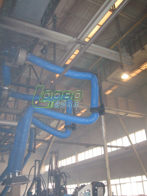 濰坊青特車(chē)橋使用我公司煙塵凈化系統(tǒng)