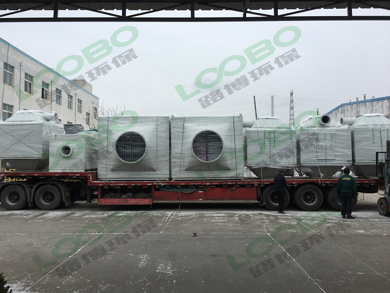 路博環(huán)保--山西侯馬北噴漆廢氣凈化項(xiàng)目發(fā)貨