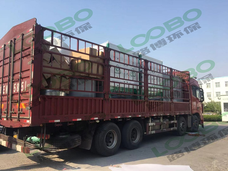 路博環(huán)保-河北實訓(xùn)室焊接排煙除塵項目發(fā)貨