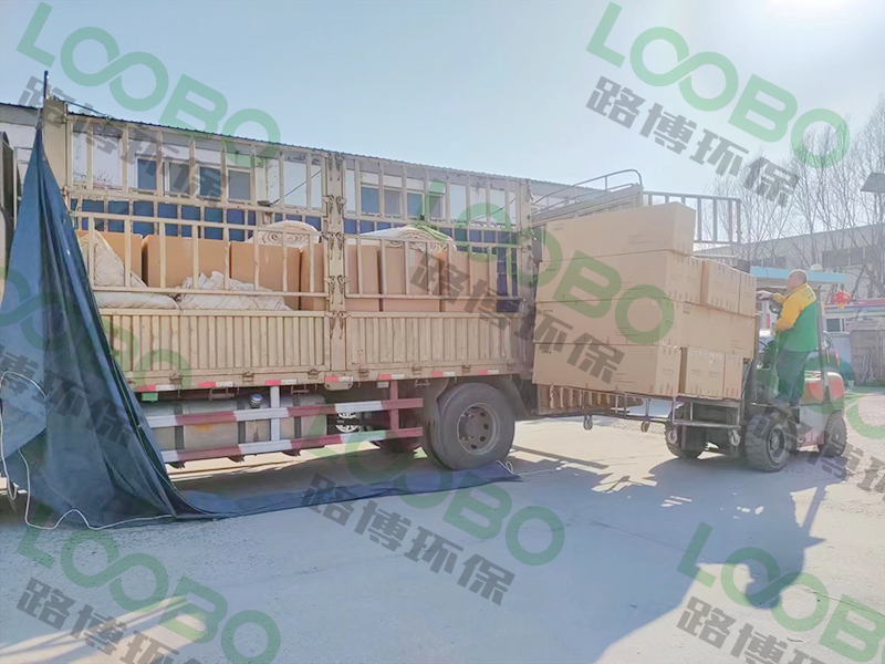 路博環(huán)保|新款移動(dòng)式焊接煙塵凈化器發(fā)往河北唐山