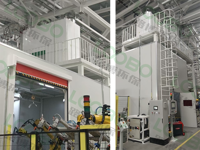 安徽某自動化企業(yè)—機(jī)器人焊接除塵系統(tǒng)驗(yàn)收竣工